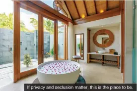  ?? ?? If privacy and seclusion matter, this is the place to be.