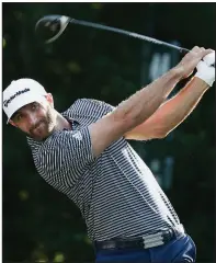  ?? AP/LYNNE SLADKY ?? Dustin Johnson is one of six players tied for the lead at 6-under 66 after Thursday’s opening round of The Players Championsh­ip in Ponte Vedra Beach, Fla.