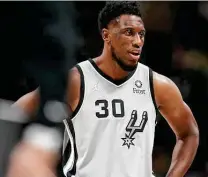  ?? David Zalubowski / Associated Press ?? “Everybody put it on the table. Everybody talked,” Spurs forward Thad Young said about the players-only meeting.