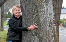  ?? PHOTO: MYTCHALL BRANSGOVE/FAIRFAX NZ ?? Vetlife Timaru practice manager Fiona Morrow will be sad to see the oak trees go from Grasmere St.