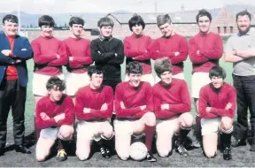  ??  ?? Bannockbur­n team from 1969