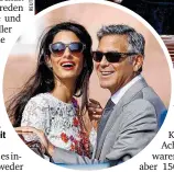  ??  ?? Die attraktive Anwältin Amal Clooney war seit der Hochzeit mit ihrem George (September 2014) nicht mehr in Venedig