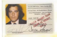  ?? KONICA MINOLTA ?? Gary J. Smith, seen on his Canadian Identity Card in Aug. 31, 1972, was a diplomat in a time
when all eyes were on Team Canada.