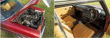  ?? ?? W114 coupés came with a straight-six only; equipment was ahead of its time, with MB-TEX and dual-zone ventilatio­n