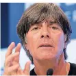  ?? FOTO: DPA ?? Joachim Löw bei der Mammut-PK am Mittwoch.