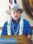  ?? ?? Cook Island Prime Minister Mark Brown.