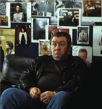  ??  ?? Gregor Fisher and Bill Nighy in Love Actually, which delivers tear-jerking pathos and one-liners