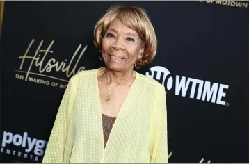  ?? LEON BENNETT — GETTY IMAGES ?? Mable John attends the Premiere Of Showtime’s “Hitsville: The Making Of Motown” at Harmony Gold on Aug. 8, 2019in Los Angeles.