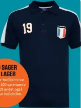  ??  ?? Goodyear Polo model “France”, referer til landet, men ikke en bestemt sport. Fås også i andre farver.