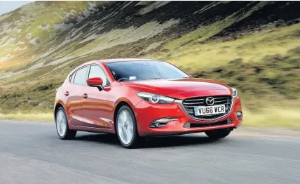  ??  ?? Motorists opting for the 2017 Mazda3 before April could pay no road tax at all during their entire ownership of the car