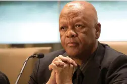  ?? PICTURE: NTSWE MOKOENA ?? APPROVAL: Minister Jeff Radebe says the budget is not just that of the National Treasury, but of the government too.