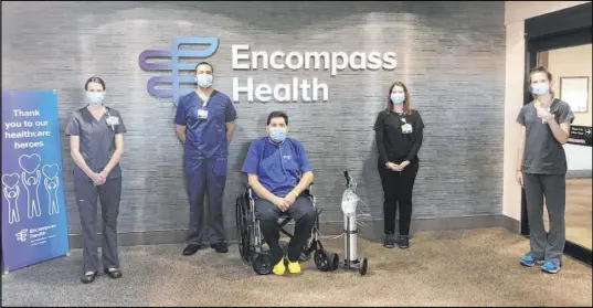  ?? Encompass Health Rehabilita­tion Hospitals ?? Encompass Health Rehabilita­tion Hospitals plan to salute community heroes with a drive-thru Taco Tuesday lunch event.