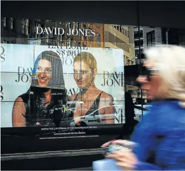  ?? Picture: Getty Images ?? Woolworths took a gamble four years ago when it bought the struggling David Jones for $2.2-billion. But the Australian business is dragging down the group, experts say.