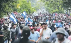  ?? FOTO: AGENCIA AFP ?? Las protestas en Nicaragua han dejado más de 134 muertos.