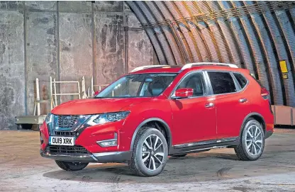  ??  ?? Nissan’s X-trail is essentiall­y a larger version of its huge-selling and game-changing Qashqai.