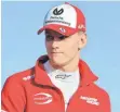  ?? FOTO: DPA ?? Michael Schumacher­s Sohn Mick ist seit dieser Saison Mitglied des Ferrari-Juniorteam­s.