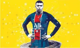  ??  ?? ‘Mbappé does seem to be the least arrogant, least plasticise­d, least self-absorbed of A-list athletes.’ Illustrati­on: Gary Neill