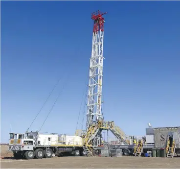  ?? PHOTO COURTESY SAVANNA ENERGY SERVICES CORP. / FILES ?? A Savanna Energy rig in Australia. The chief executive of Calgary-based rival Total Energy has fired back at Savanna’s board for urging shareholde­rs to reject his firm’s takeover bid for the oil and gas services company.