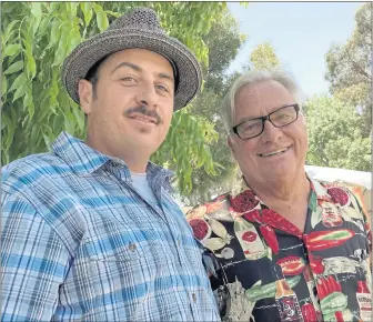  ??  ?? Chris Forcier, left, and his father, Gerry Forcier, were happy with the turn-out for Anita Argentieri’s “Celebratio­n of Life” at Vino Godfather on Sunday. Argentieri was Gerry Forcier’s wife of 48 years and Chris’ mother and was a retired Vallejo teacher.
RICH FREEDMAN — TIMES-HERALD