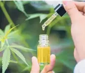  ?? ?? CBD does not make people high like another cannabis compound, tetrahydro­cannabinol, or THC.