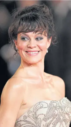  ??  ?? GREAT LOSS: Actress Helen McCrory has died of cancer.