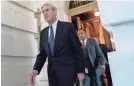  ?? AP ?? Robert Mueller has kept quiet while investigat­ing Russian interferen­ce in the 2016 election.