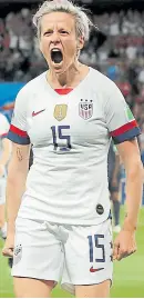  ?? Reuters ?? Rapinoe, decisiva