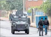  ??  ?? Members of Turkish police special forces take part in a security operation in Diyarbakir, Turkey, on Monday. REUTERS