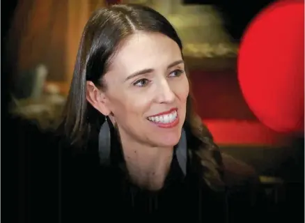  ??  ?? The world doesn’t need a whole lot of massively thickskinn­ed politician­s; they do need people who care, says New Zealand Prime Minister Jacinda Ardern.