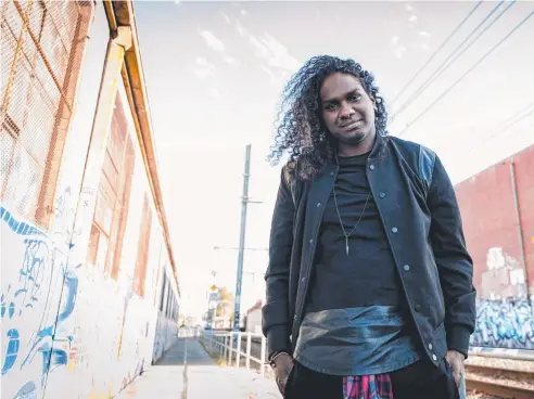 ??  ?? RAVE REVIEWS: Baker Boy’s single Marryuna, which he performs in his native language, Yolngu Matha, has won national acclaim.