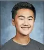  ?? CONTRIBUTE­D PHOTO ?? Middletown High School senior Richard Nakatsuka is a semifinali­st in the National Merit Scholarshi­p contest.