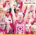  ??  ?? Race for Life