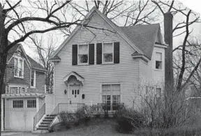  ?? CHICAGO TRIBUNE HISTORICAL PHOTO ?? Orja Corns Jr., who went missing on July 3, 1948, lived at 421 Linden St. in Winnetka, shown here circa 1949.