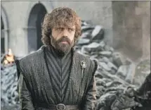  ?? Helen Sloan HBO ?? TYRION Lannister (Peter Dinklage) had insider access to the power plays on “GoT,” but he was often underestim­ated.