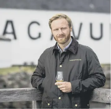  ??  ?? 0 Pierrick Guillaume will make the journey from the Caol Ila Distillery at the other side of Islay