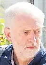  ??  ?? Sorry: Corbyn yesterday