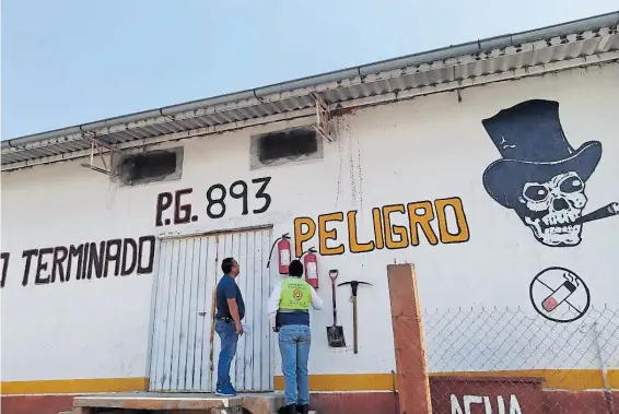  ?? /CORTESÍA: GOBIERNO DEL ESTADO ?? Protección Civil hace recorridos de inspección en polvorines de Sanctórum y Xaloztoc