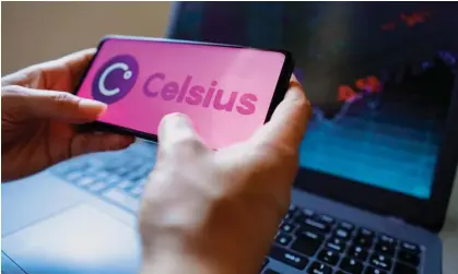  ?? ?? Celsius Network has $4.3bn of assets, set against liabilitie­s of $5.5bn. Photograph: Rafael Henrique/SOPA Images/REX/Shuttersto­ck