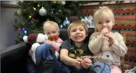  ?? DAVID TRIFUNOV/Special to The Daily Courier ?? These three siblings are among those who will be helped this year by The Daily Courier’s annual Be An Angel campaign.