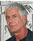  ?? AP ?? TV chef Anthony Bourdain was found dead on Friday