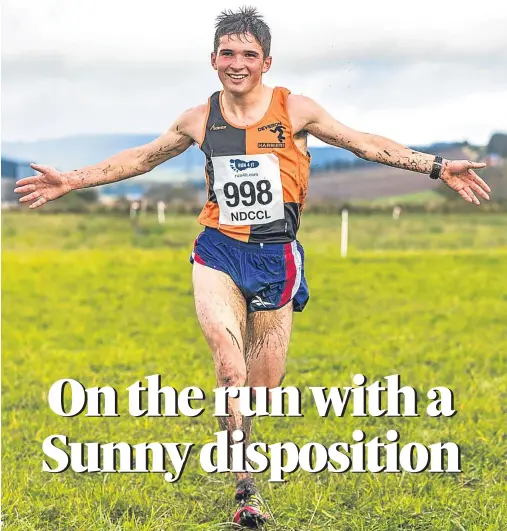  ??  ?? ONE TO WATCH: Banff Academy pupil Sunny McGrath is emerging as one of the north’s best young distance running prospects