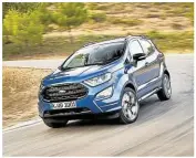  ??  ?? Links: Opels Grandland X ist in Gemeinscha­ftsprodukt­ion der Rüsselshei­mer mit der neuen Konzernmut­ter PSA entstanden. Rechts: Noch leistungsf­ähiger, vielseitig­er und moderner: Ford EcoSport.