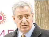  ?? THEODORE PARISIENNE ?? Mayor de Blasio is being urged to reduce segregatio­n in city schools.