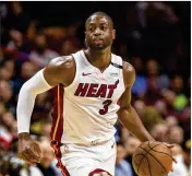  ?? DANIEL A. VARELA / MIAMI HERALD ?? Miami’s Dwyane Wade went above and beyond to help two communitie­s in the wake of the Parkland tragedy.