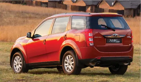  ??  ?? The Mahindra XUV500 sports utility vehicle has been further enhanced with the addition of an automatic transmissi­on option. Photo: Supplied