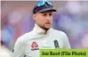  ?? Joe Root (File Photo) ??