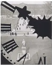  ?? FOTO: HHI/KERTÉSZ/ BERTRAND PREVOST ?? Die Schau zeigt Bilder von André Kertész – hier sein Blick auf den Louvre durch ein Ziffernbla­tt.