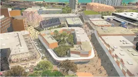 ??  ?? > A new vision for Swansea’s seafront includes a 3,500-seat indoor arena