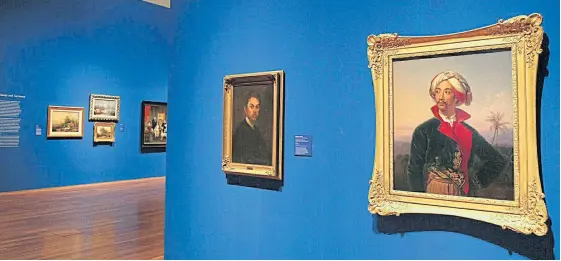  ??  ?? Portraits of Juan Luna, left, and Raden Saleh.