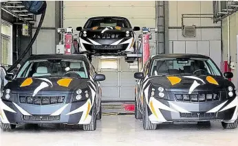  ?? Foto: Hurriyet Daily News ?? Pohrobci Saabu Spolu s právy na výrobu auta na základech Saabu 9-3 Turci získali za 40 milionů eur (v roce 2015 miliardu korun) prototypy, které vytvořil tehdejší čínský majitel nyní již mrtvé značky.